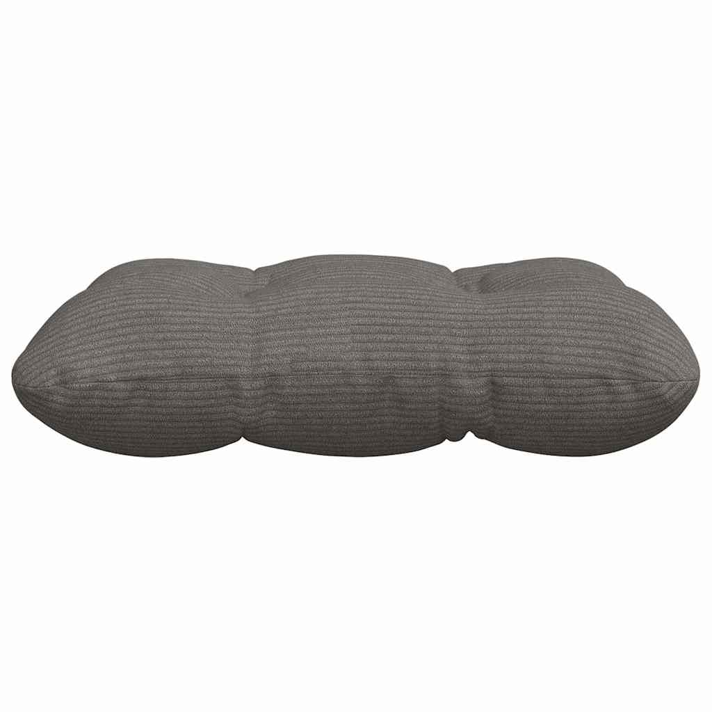 vidaXL Sitzkissen 4 pcs Hellgrau 40 x 40 cm Cordstoff
