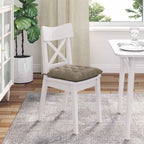 vidaXL Sitzkissen 4 Stück Taupe 40 x 40 x 6 cm Mikrofaser