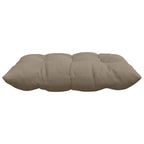 vidaXL Sitzkissen 4 Stück Taupe 40 x 40 x 6 cm Mikrofaser