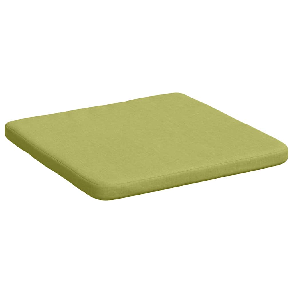 vidaXL Sitzkissen 4 Stück Hellgrün 40 x 40 x 3 cm Stoff