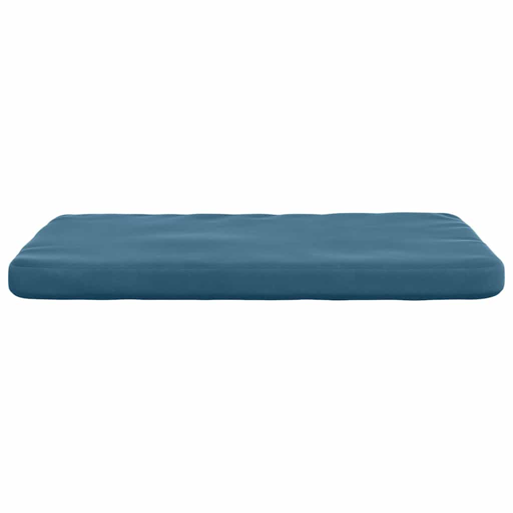 vidaXL Sitzkissen 4 pcs Blau 40 x 40 x 3 cm Samt