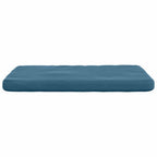 vidaXL Sitzkissen 4 pcs Blau 40 x 40 x 3 cm Samt