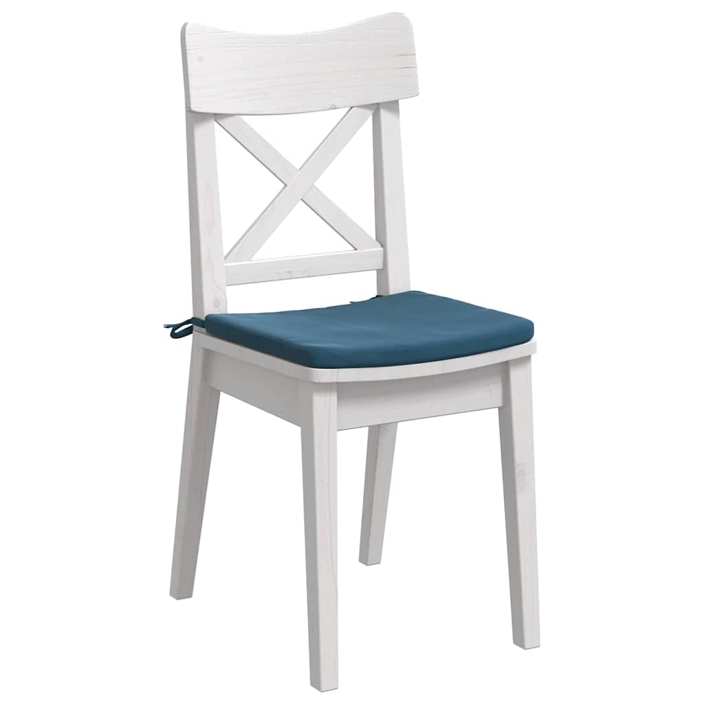 vidaXL Sitzkissen 4 pcs Blau 40 x 40 x 3 cm Samt