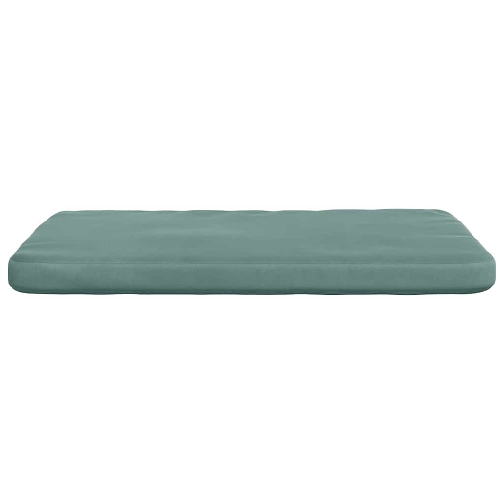 vidaXL Sitzkissen 4 pcs Meergrün 40 x 40 x 3 cm Samt