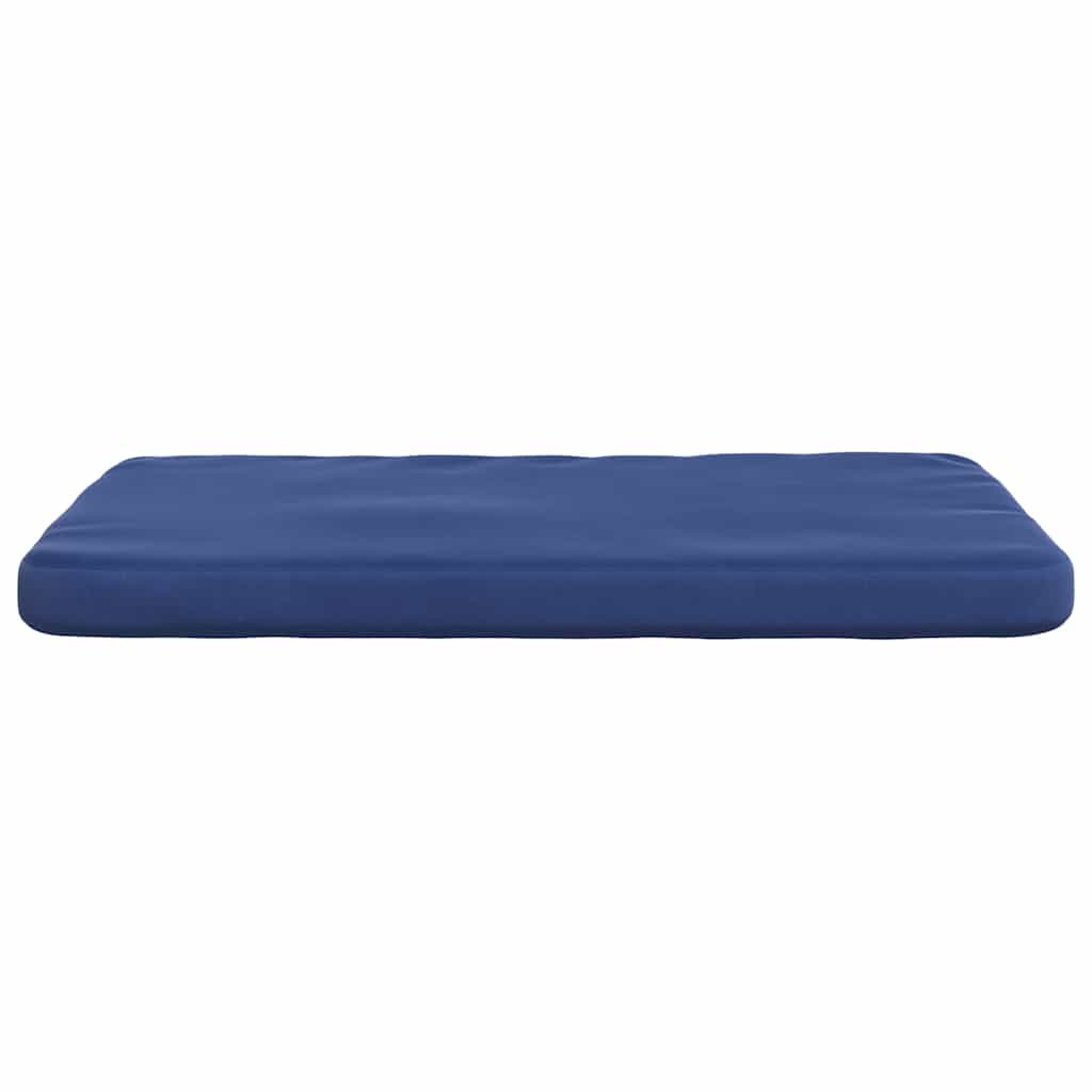 vidaXL Sitzkissen 4 pcs Polizeiblau 40 x 40 x 3 cm Samt