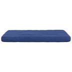 vidaXL Sitzkissen 4 pcs Polizeiblau 40 x 40 x 3 cm Samt