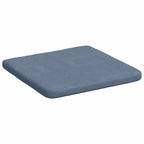 vidaXL Sitzkissen 4 Stück Blau 40 x 40 x 3 cm Cordstoff