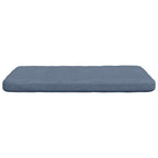 vidaXL Sitzkissen 4 Stück Blau 40 x 40 x 3 cm Cordstoff