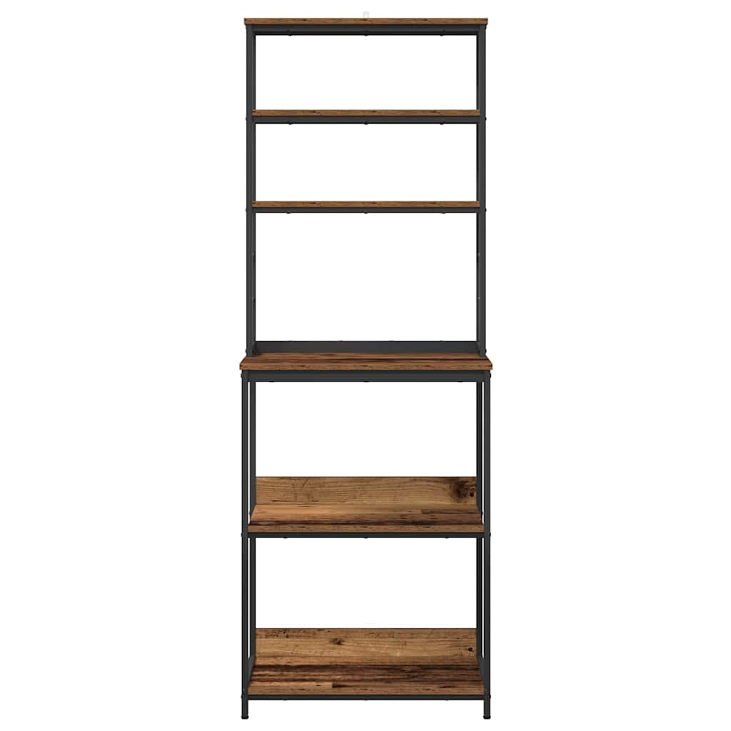 vidaXL Küchenregal Altholz 60 x 40 x 168 cm Holzwerkstoff