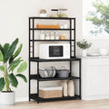 vidaXL Küchenregal Schwarz Eichen-Optik 100 x 40 x 168 cm