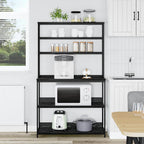 vidaXL Küchenregal Schwarz Eichen-Optik 100 x 40 x 168 cm