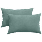 vidaXL Sofakissen 2 Stück Meergrün 50 x 30 cm Cordstoff
