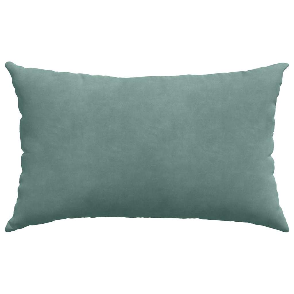 vidaXL Sofakissen 2 Stück Meergrün 50 x 30 cm Cordstoff