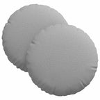 vidaXL Sitzkissen 2 pcs Wolkengrau Ø30 x 13 cm Stoff