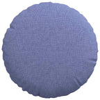 vidaXL Sitzkissen 2 pcs Jeans blau Ø30 x 13 cm Stoff