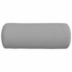 vidaXL Bolsterkissen 2 pcs Wolkengrau Ø 15 x 40 cm Stoff