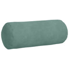 vidaXL Bolsterkissen 2 Stück Meergrün Ø 15 x 40 cm Cordstoff