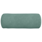 vidaXL Bolsterkissen 2 Stück Meergrün Ø 15 x 40 cm Cordstoff