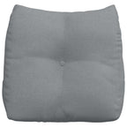 vidaXL Rücken Kissen Hellgrau 45 x 24 x 50 cm Stoff