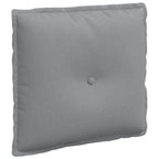 vidaXL Rückenkissen Hellgrau 50 x 19 x 45 cm Stoff