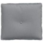 vidaXL Rückenkissen Hellgrau 50 x 19 x 45 cm Stoff