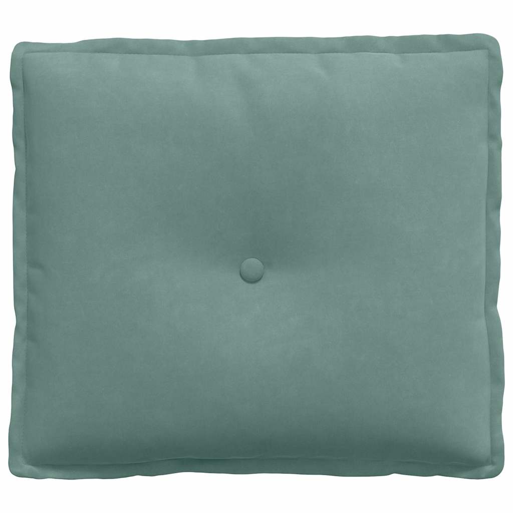 vidaXL Rückenkissen Meergrün 50 x 45 cm Cordstoff