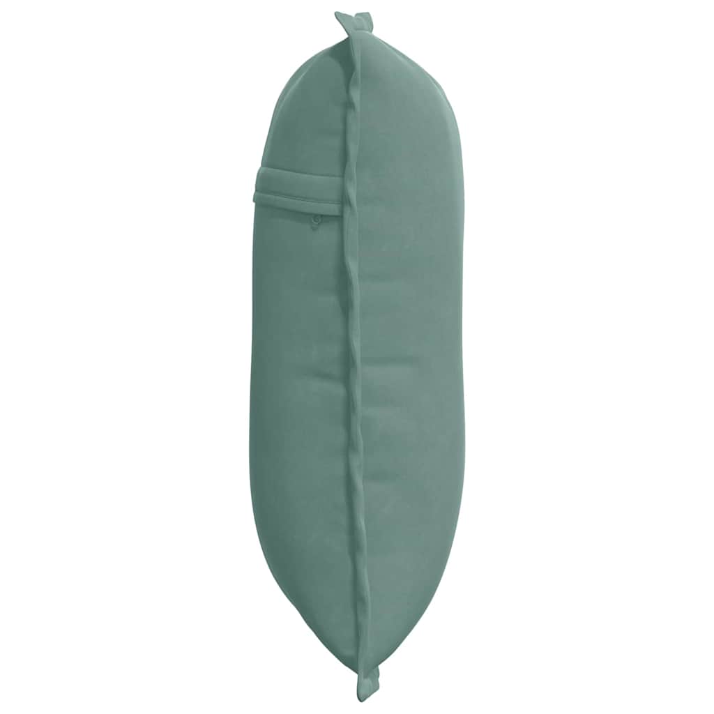 vidaXL Rückenkissen Meergrün 50 x 45 cm Cordstoff
