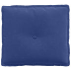 vidaXL Rückenkissen Polizeiblau 50 x 45 cm Cordstoff