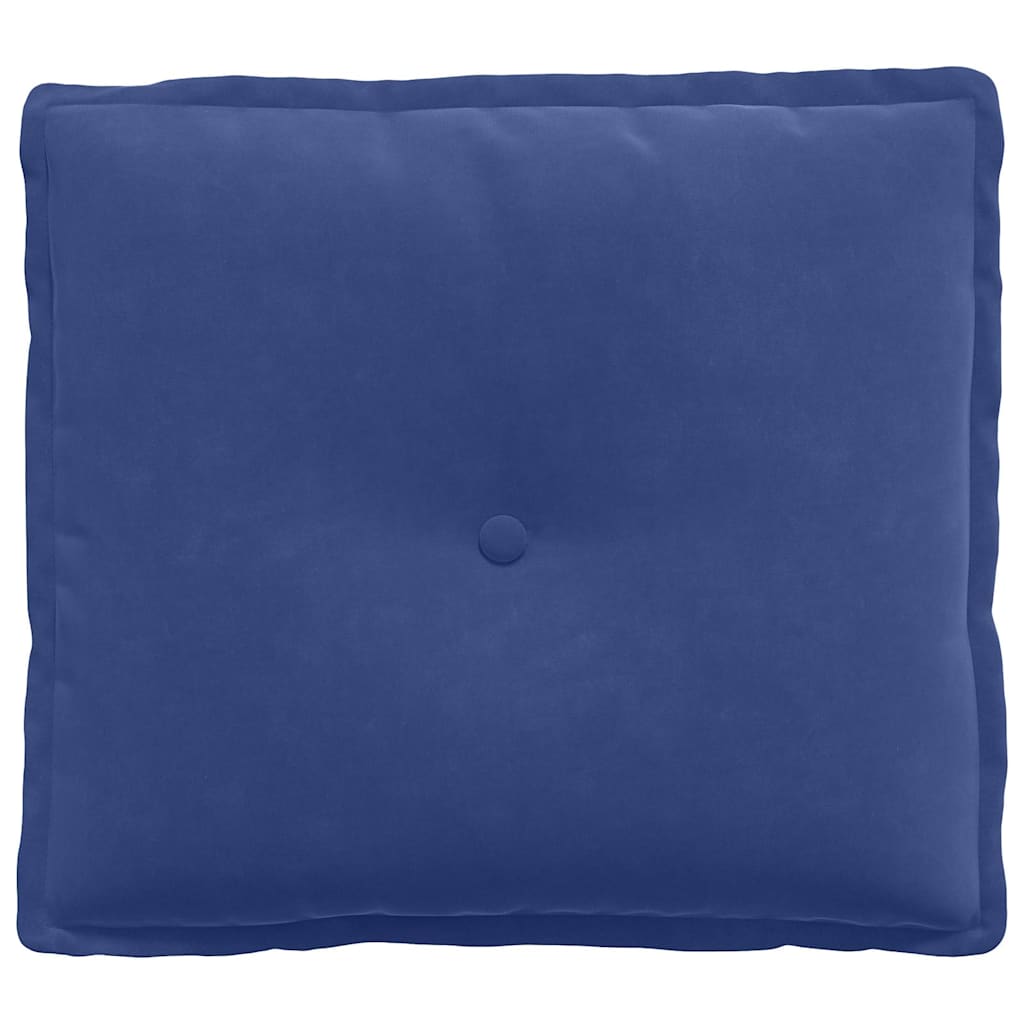vidaXL Rückenkissen Polizeiblau 50 x 45 cm Cordstoff