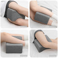 vidaXL Knierolle Einfarbig Grau 26 x 21,5 x 15 cm Viscoschaum