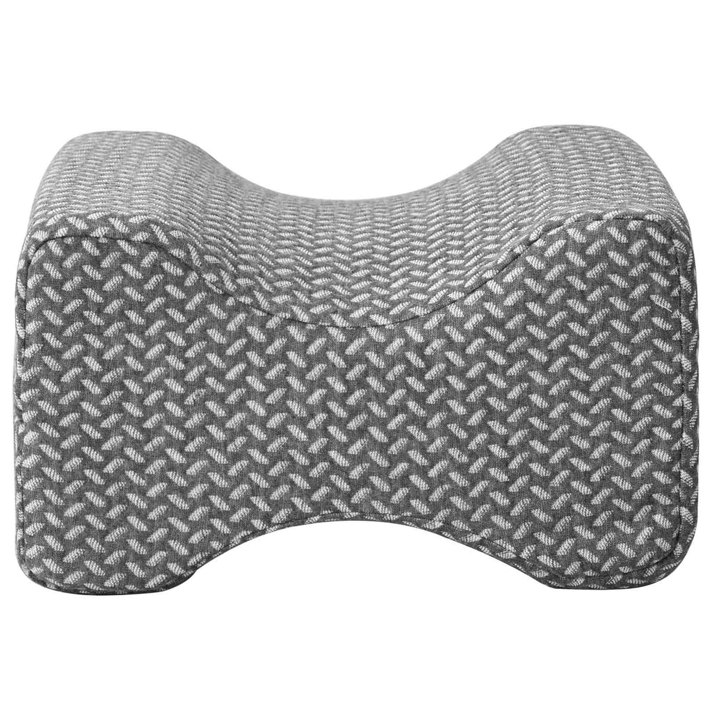 vidaXL Knierolle Einfarbig Grau 26 x 21,5 x 15 cm Viscoschaum