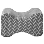 vidaXL Knierolle Einfarbig Grau 26 x 21,5 x 15 cm Viscoschaum