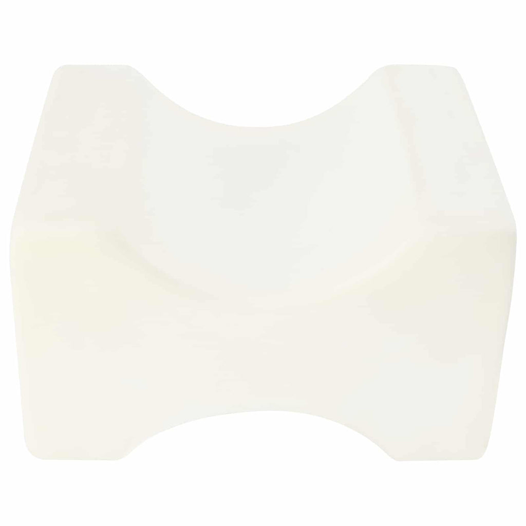 vidaXL Knierolle Einfarbig Grau 26 x 21,5 x 15 cm Viscoschaum
