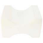 vidaXL Knierolle Einfarbig Grau 26 x 21,5 x 15 cm Viscoschaum