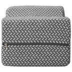 vidaXL Knierolle Einfarbig Grau 26 x 21,5 x 15 cm Viscoschaum