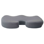 vidaXL Sitzkissen Einfarbig Grau 47 x 37 x 8 cm Viscoschaum