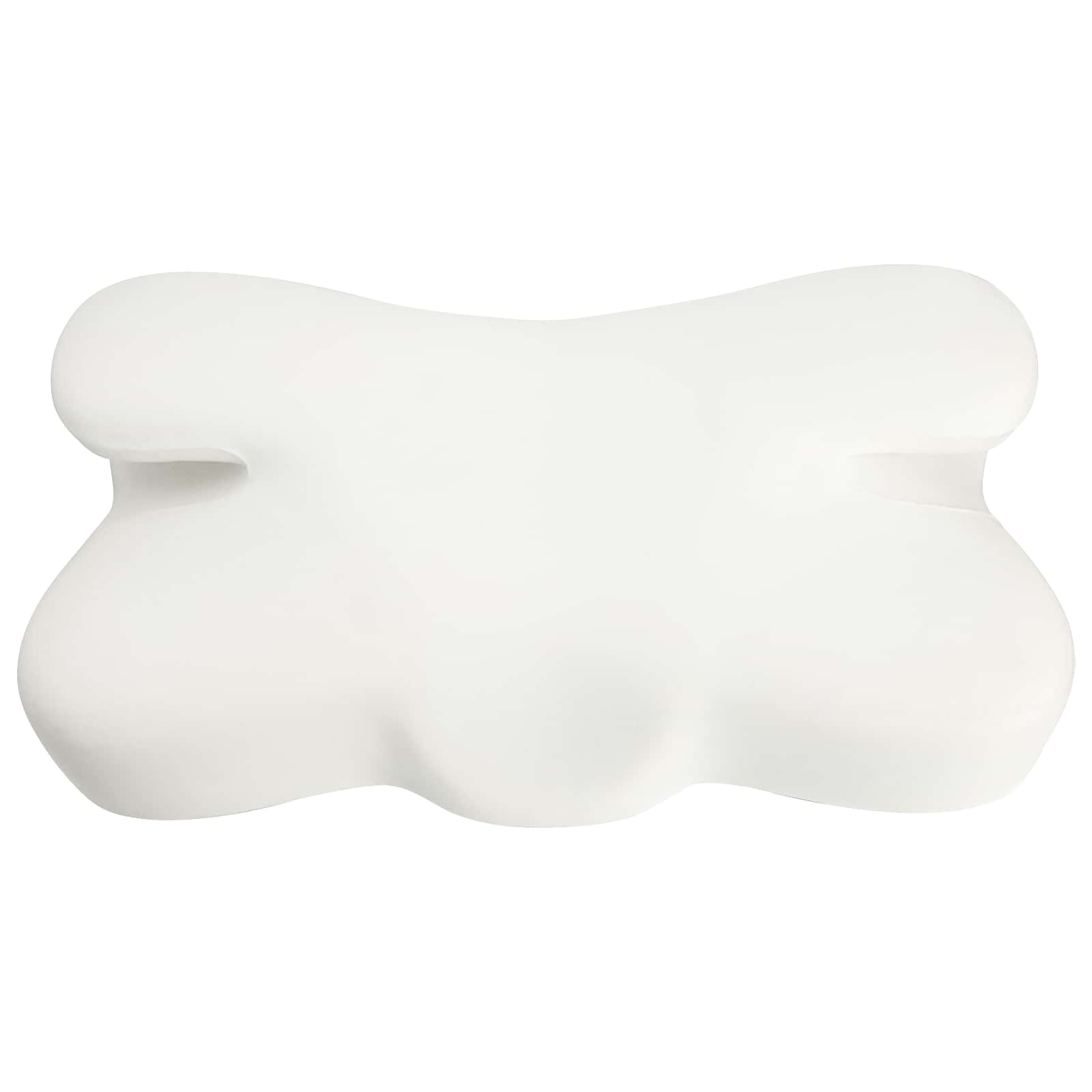 vidaXL Nackenkissen Weiß Viscoschaum 57 x 36 x 13 cm