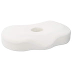 vidaXL Nackenstützkissen Einfarbig Weiß 53 x 35 x 11 cm Viscoschaum
