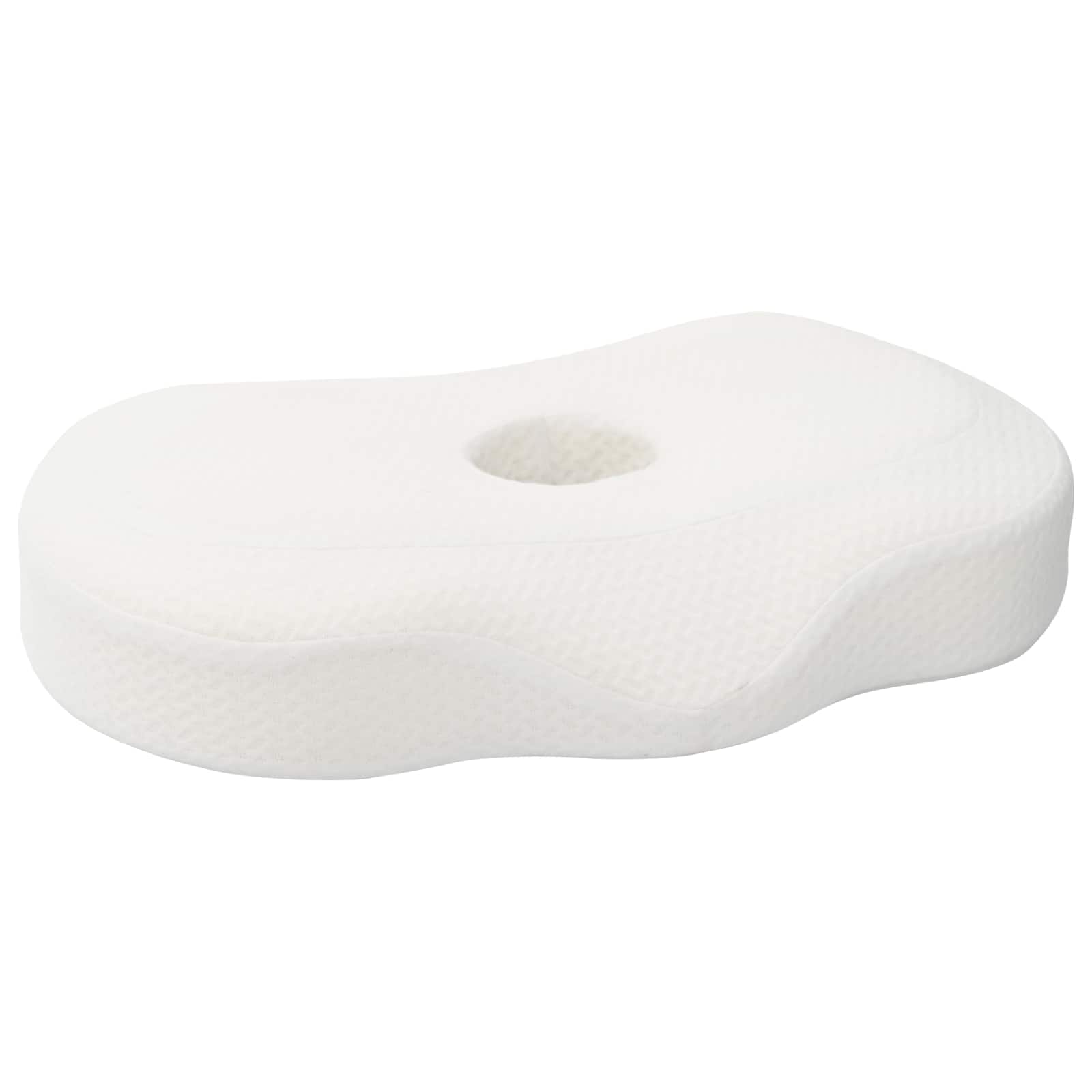 vidaXL Nackenstützkissen Einfarbig Weiß 53 x 35 x 11 cm Viscoschaum