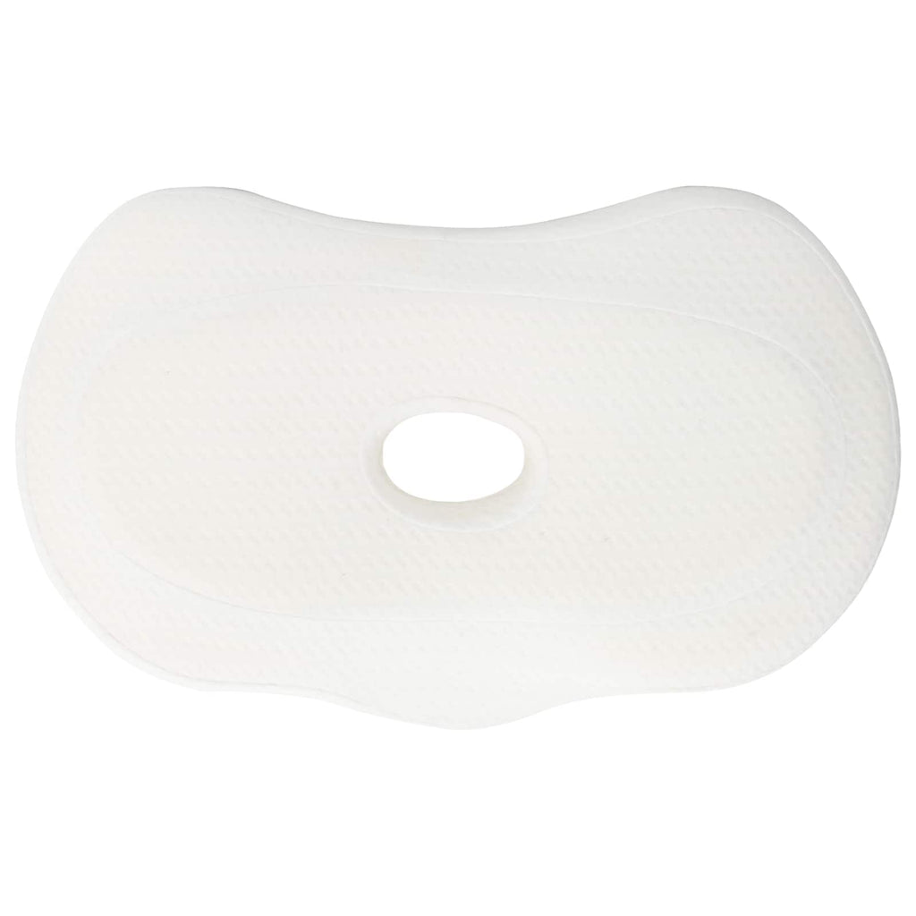 vidaXL Nackenstützkissen Einfarbig Weiß 53 x 35 x 11 cm Viscoschaum