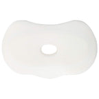 vidaXL Nackenstützkissen Einfarbig Weiß 53 x 35 x 11 cm Viscoschaum