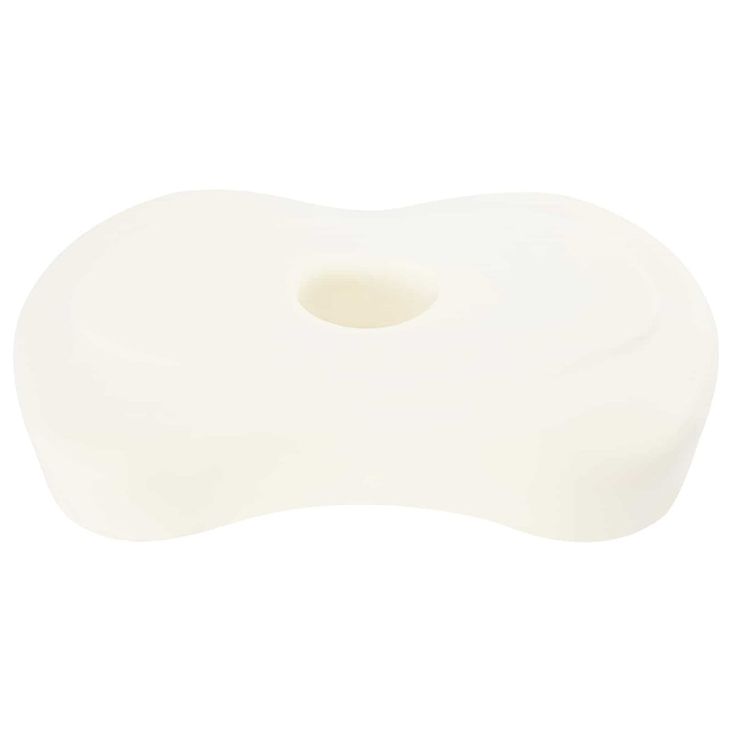 vidaXL Nackenstützkissen Einfarbig Weiß 53 x 35 x 11 cm Viscoschaum