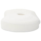 vidaXL Nackenstützkissen Einfarbig Weiß 53 x 35 x 11 cm Viscoschaum