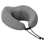 vidaXL Reisekissen für den Hals Grau 30 x 28 x 14 cm Polyester