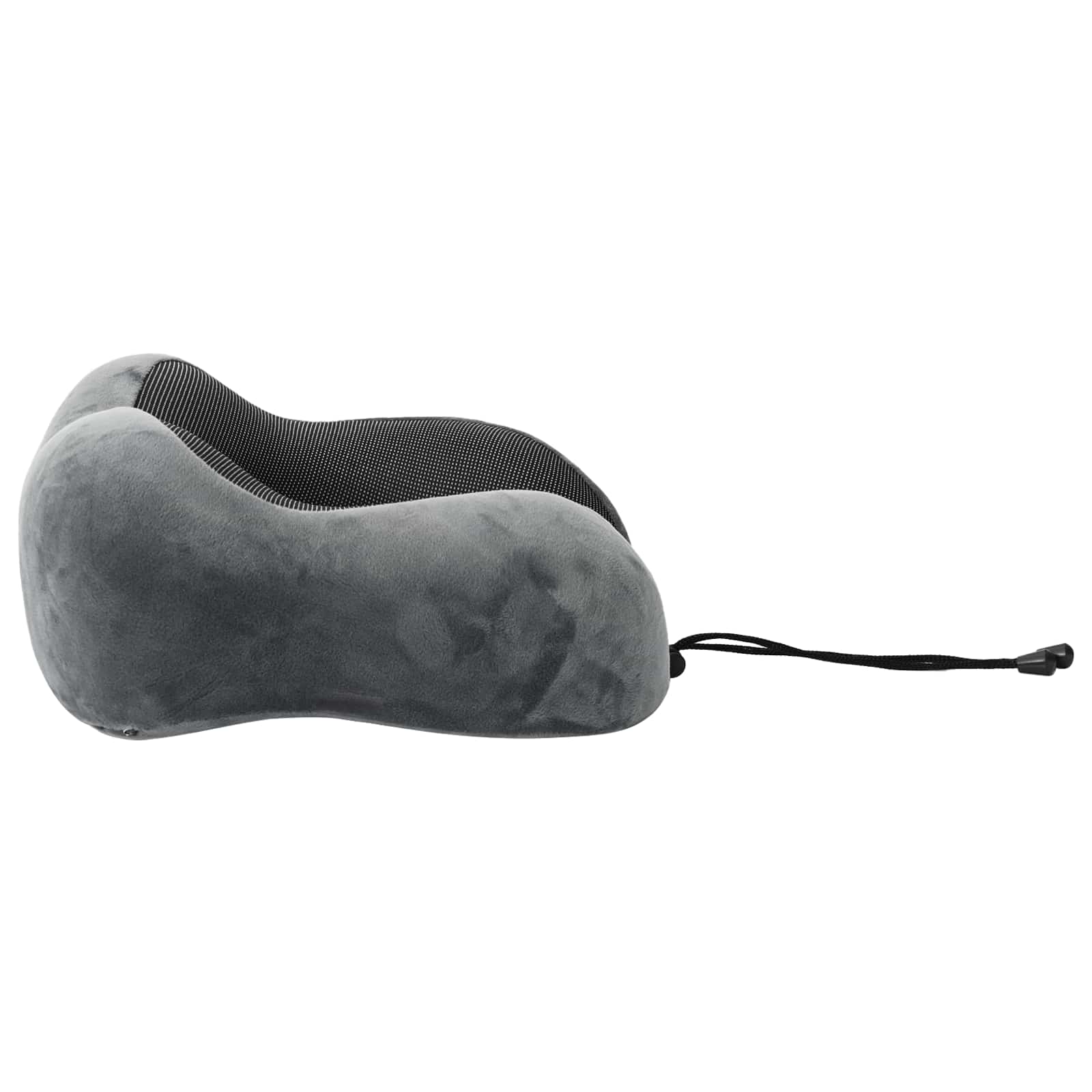 vidaXL Reisekissen für den Hals Grau 27 x 26 x 14 cm Viscoschaum