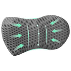 vidaXL Rückenkissen Grau Viscoschaum 47,5 x 23 x 12 cm