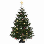 vidaXL Weihnachtsbaumständer Schwarz 40 x 40 x 21 cm Stahl