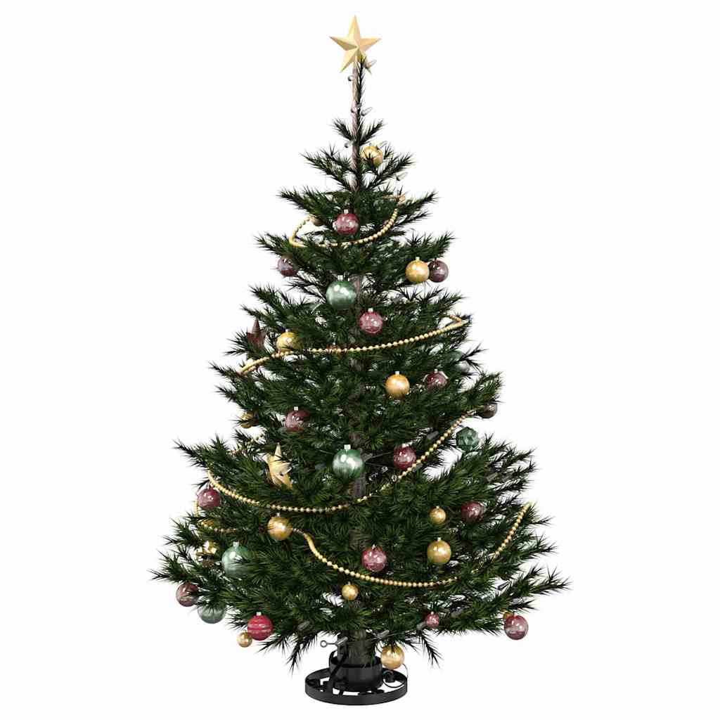 vidaXL Weihnachtsbaumständer Schwarz 40 x 40 x 21 cm Stahl