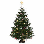 vidaXL Weihnachtsbaumständer Antikes Kupfer 40 x 40 x 20,5 cm Stahl