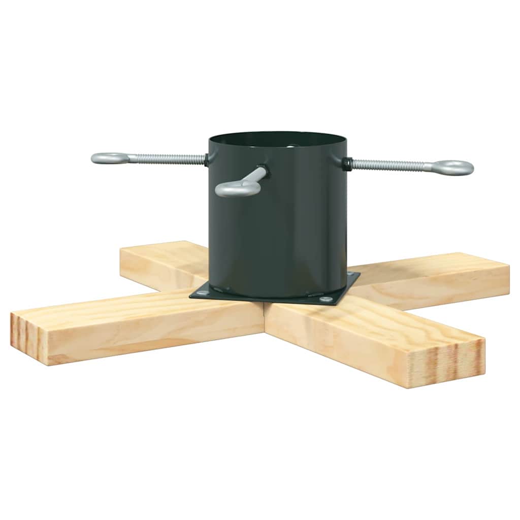 vidaXL Weihnachtsbaumständer Grün 50 x 50 x 16 cm Massives Kiefernholz